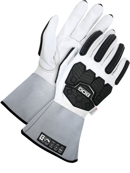 Lined Pearl Goatskin 5" Gauntlet w/Backhand Protection | Pack of 6