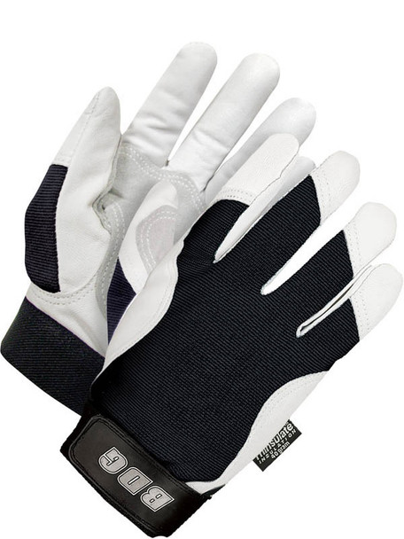 Mechanics Glove Grain Goatskin Lined Thinsulate C40 Black | Pack of 6