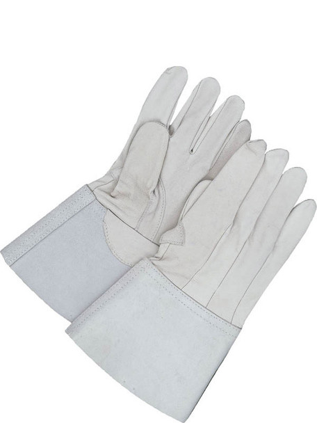 Welding Glove TIG Grain Goatskin White