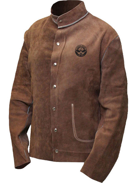 Welding Jacket Split Cowhide H.D. Brown (Sold per EACH)