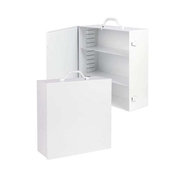 Metal M9 Cabinet - 2 Adj. Shelves - 38.5 x 42 x 13.75cm