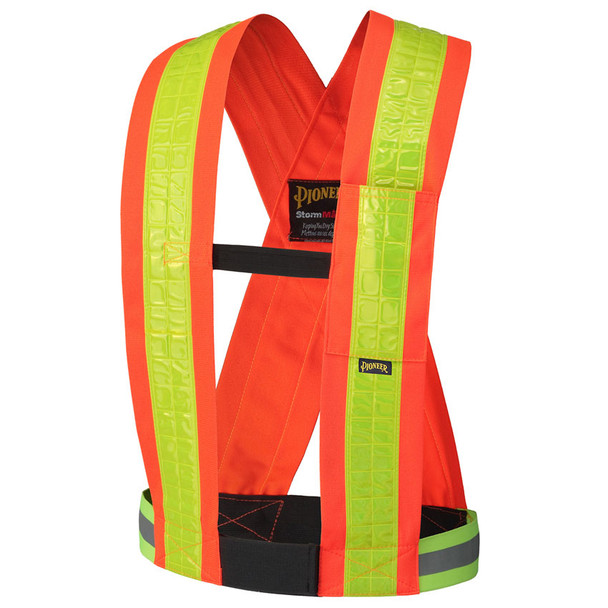 Adjustable Hi-Vis Safety Sash | Pioneer 5593   Safety Supplies Canada