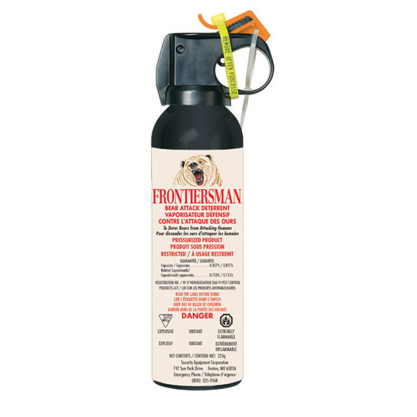 Canadian Frontiersman Bear Spray | 225g CFBAD-01G   Safety Supplies Canada