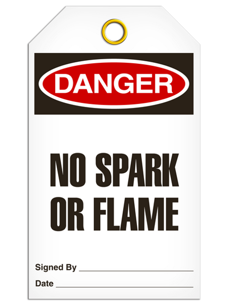 Danger - No Spark Or Flame | PKG/25 | INCOM