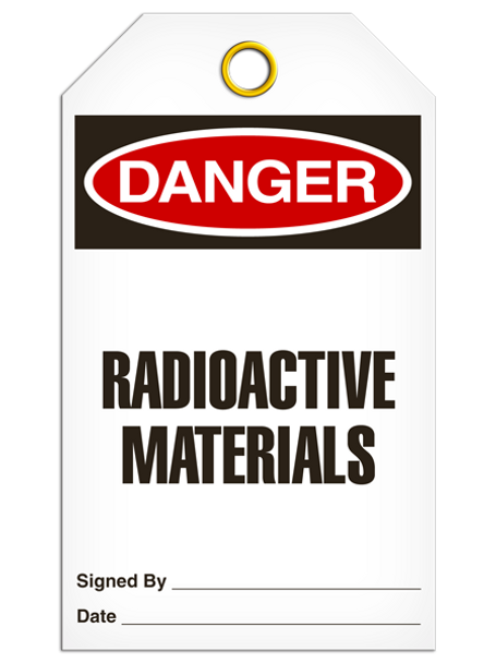 Danger - Radioactive Materials | Pack /25 | INCOM