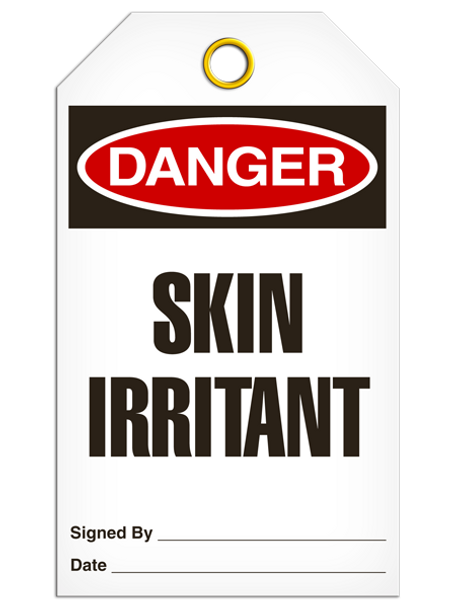 Danger - Skin Irritant | Pack /25 | INCOM