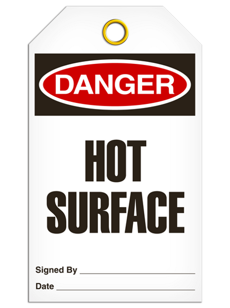 Danger -Hot Surface  | Pack /25 | INCOM