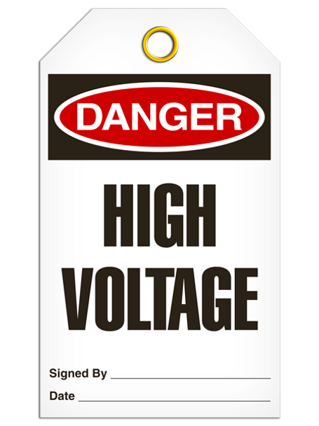 Danger - High Voltage  | Pack of 25 | INCOM