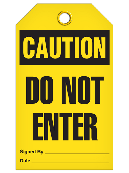 Caution - Do Not Enter | Pack of 25 | INCOM