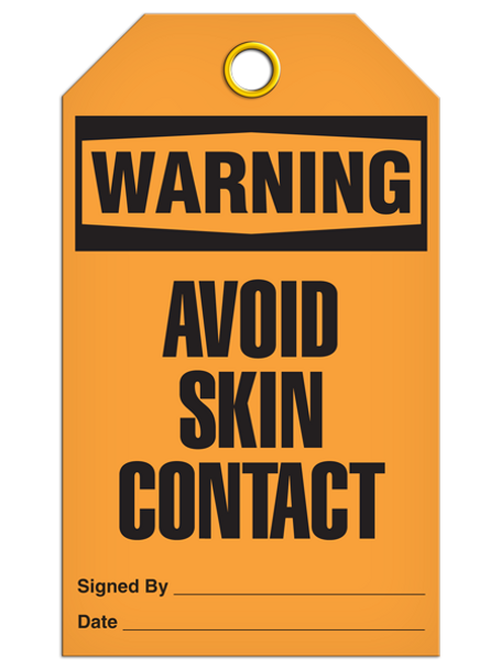 Warning Avoid Skin Contact | Pack of 25 | INCOM