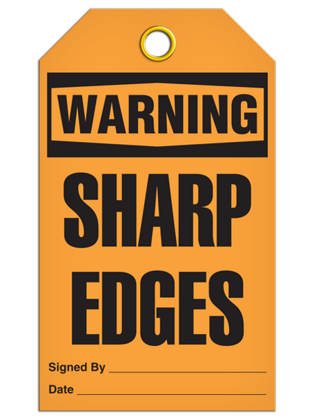 WARNING - Sharp EdgesWARNING - Sharp Edges