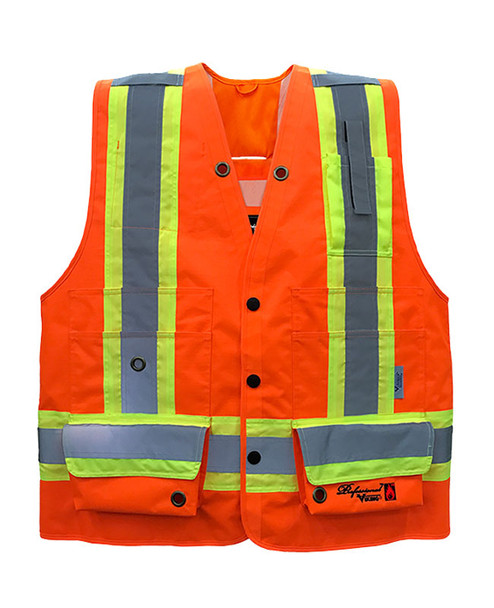 Professional Journeyman 300D Trilobal Rip-stop FR Surveyor Vest | Viking 3995FRO/3995FR   Safety Supplies Canada