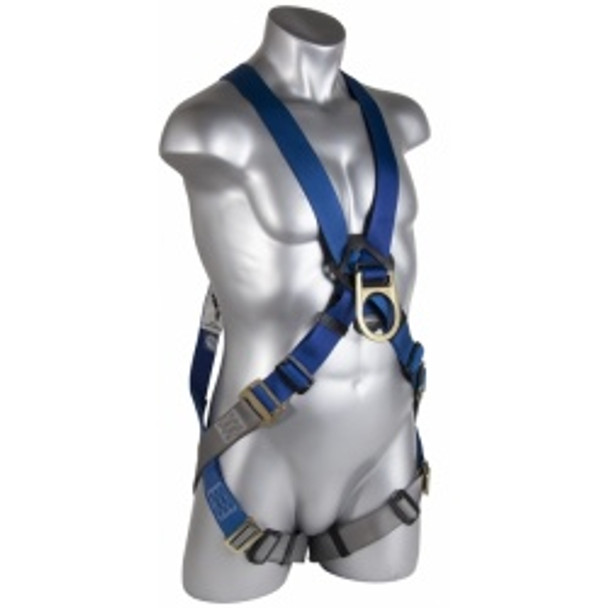 Cross-over Harness w/ Pass-Thru Legs, Back & Front D-Ring | Back Dorsal D-ring | NPH-30   Safety Supplies Canada