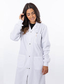 Premium 100% Brushed Cotton 3 Pocket Lab Coat