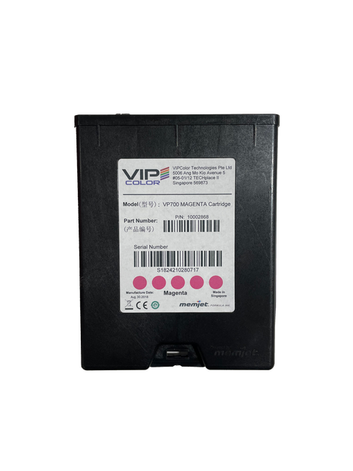VIPColor VP610/VP700 Magenta Memjet Ink Cartgridge - Single / 250 ml