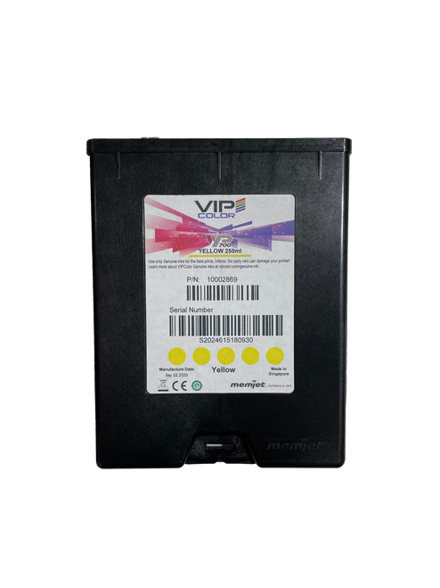 VIPColor VP610/VP700 Yellow Memjet Ink Cartridge - Single / 250 ml