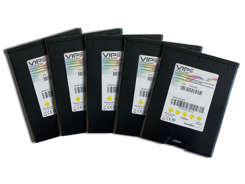 VIPColor VP660/VP750 Yellow Memjet Ink Cartridge - 5 Pack / 250 ml