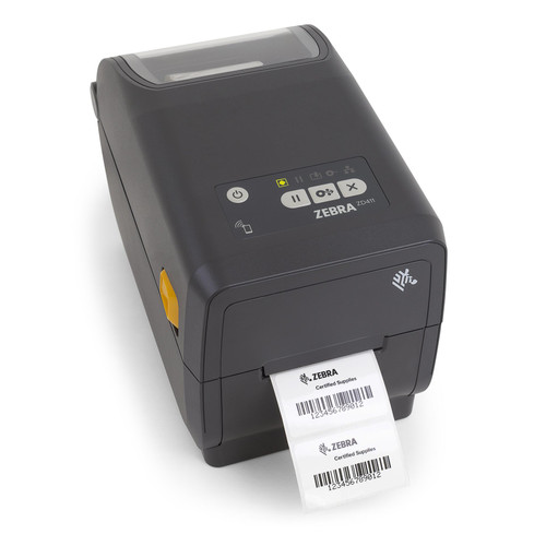 Zebra ZD411t 2" Wide 300 dpi, 4 ips Thermal Transfer Label Printer USB/BTLE5 | ZD4A023-T01M00EZ