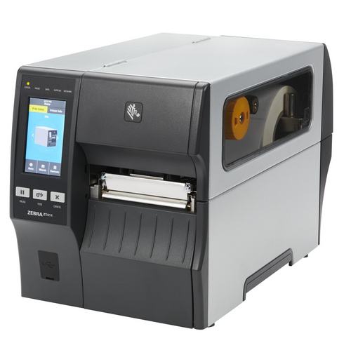 Zebra ZT41143-T310000Z | ZT411 4" / 300 dpi / 14 ips Industrial Thermal Transfer Label Printer Peel with Liner Takup