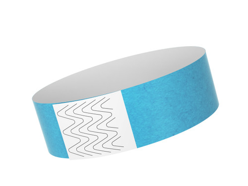 Direct Thermal 1" x 11" Blue Medical Wristbands 200/Roll 1" Core