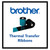 Brother BWS1C450110 - 4.33" x 1476 ft (110mm x 450m) Black Wax Ribbon - 12 Roll/Carton
