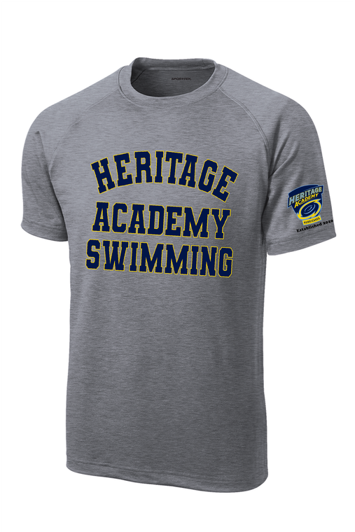 Heritage Academy Swimming Men's Performance Crewneck T-Shirt 