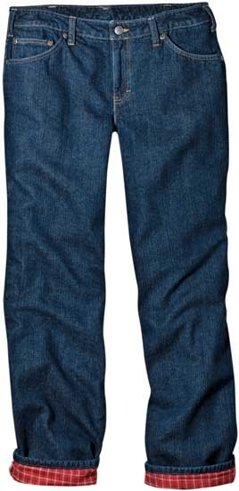 Dickies Ladies Flannel Lined Jean