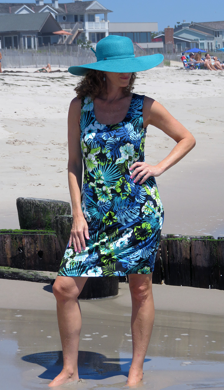 hawaiian tank dress