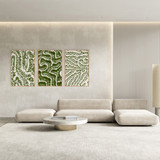 Moss Art - Coral Collection - No. 3 (6'  x 4')