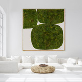 Moss Art - Abstract Collection No. 50 (8' H x 8' W)