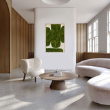 Moss Art - Abstract  Collection - No. 3 (6' H x 4' W)