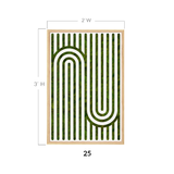 Moss Art - Optical Series No. 017 (3' x 2')