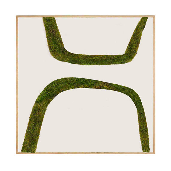 Moss Art - Abstract Series No. 001 (8' x 8')