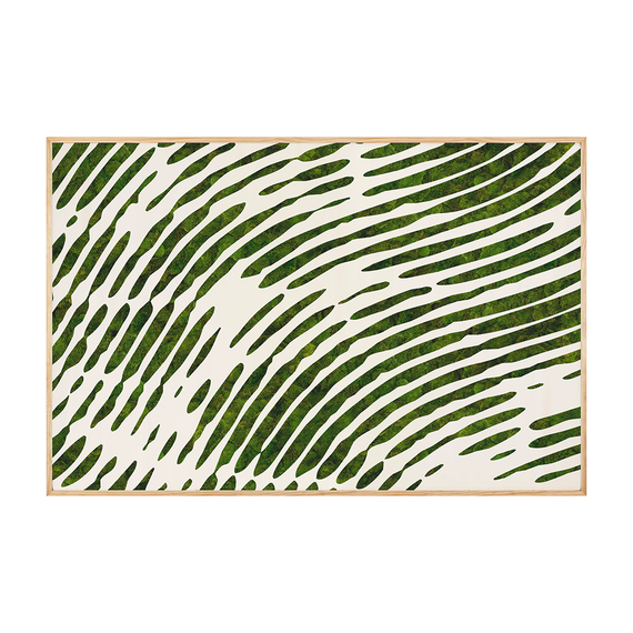 Moss Art - Aqua Series No. 001 (4'x 6')