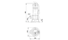 UNILIFT AP50B.50.11.A1V Dimensional Drawing