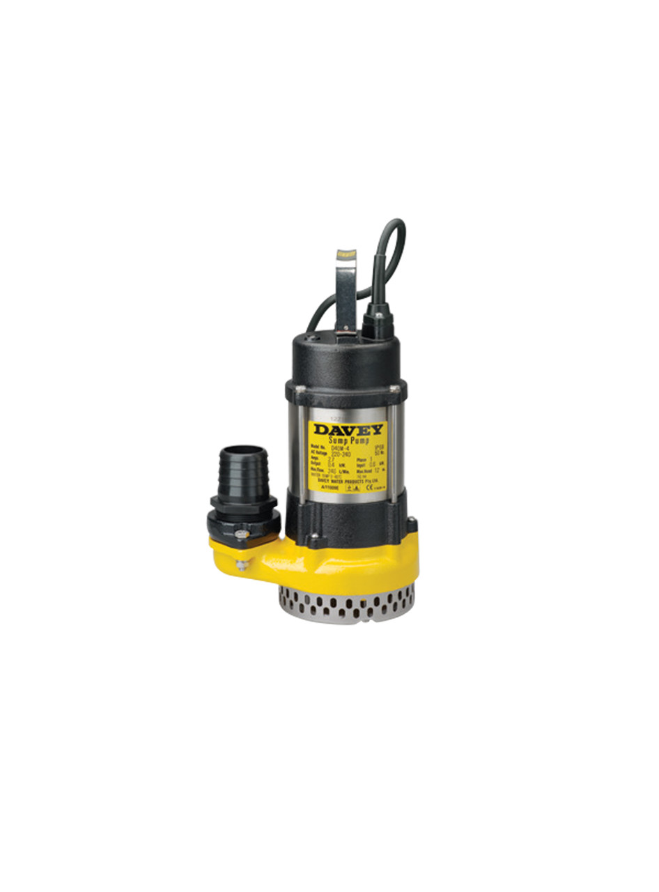 Davey D40M Submersible Dewatering Pump - Manual Single Phase