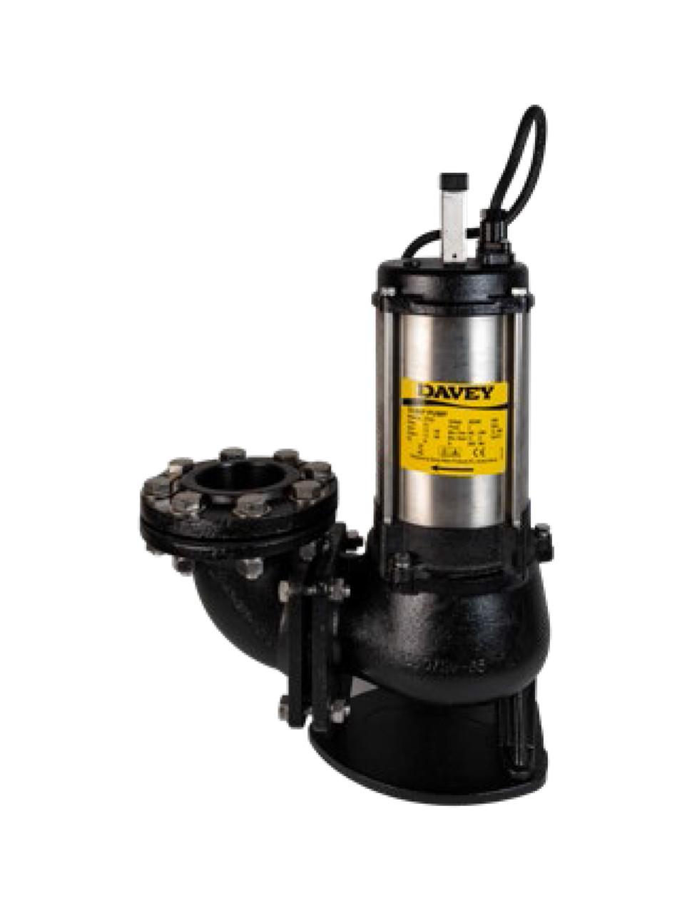 Davey D150V Vortex Sewage Pump - Single Phase