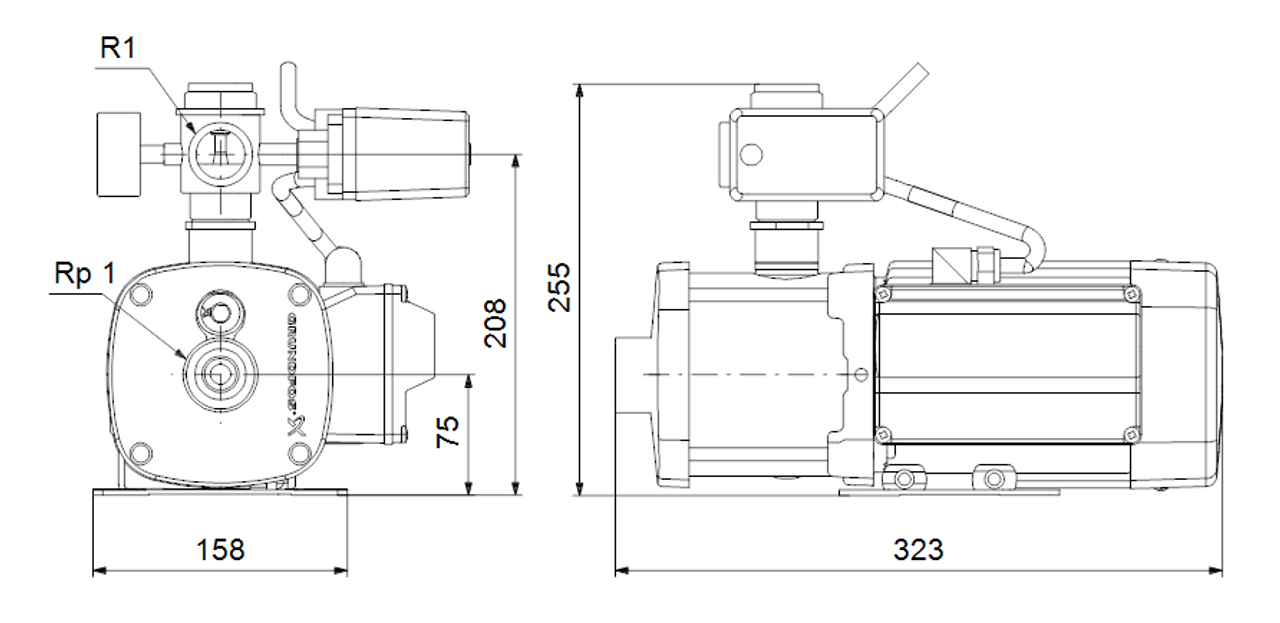 CMB 1-36 Dimensional Drawing