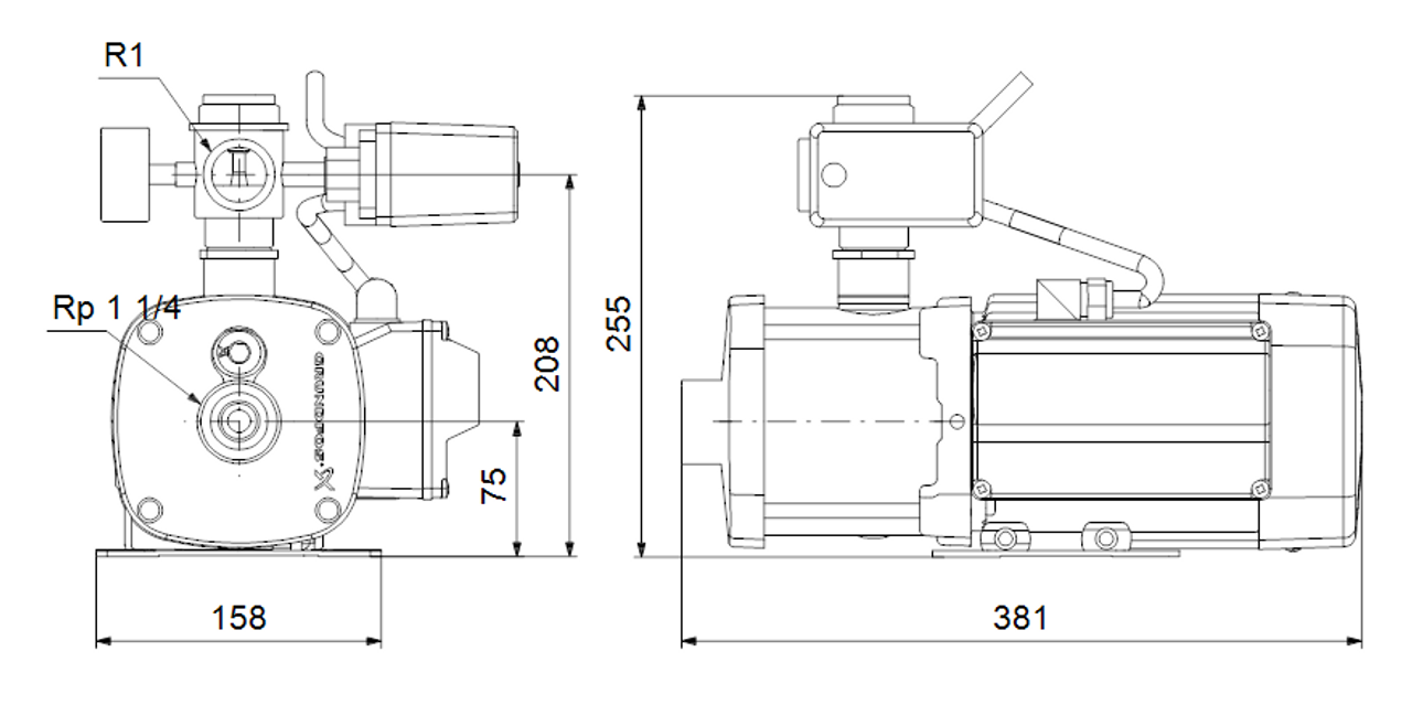 CMB 5-47 Dimensional Drawing