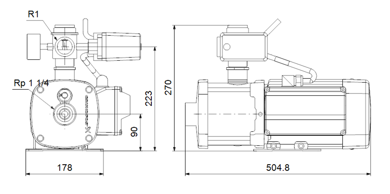 CMB 5-75 Dimensional Drawings