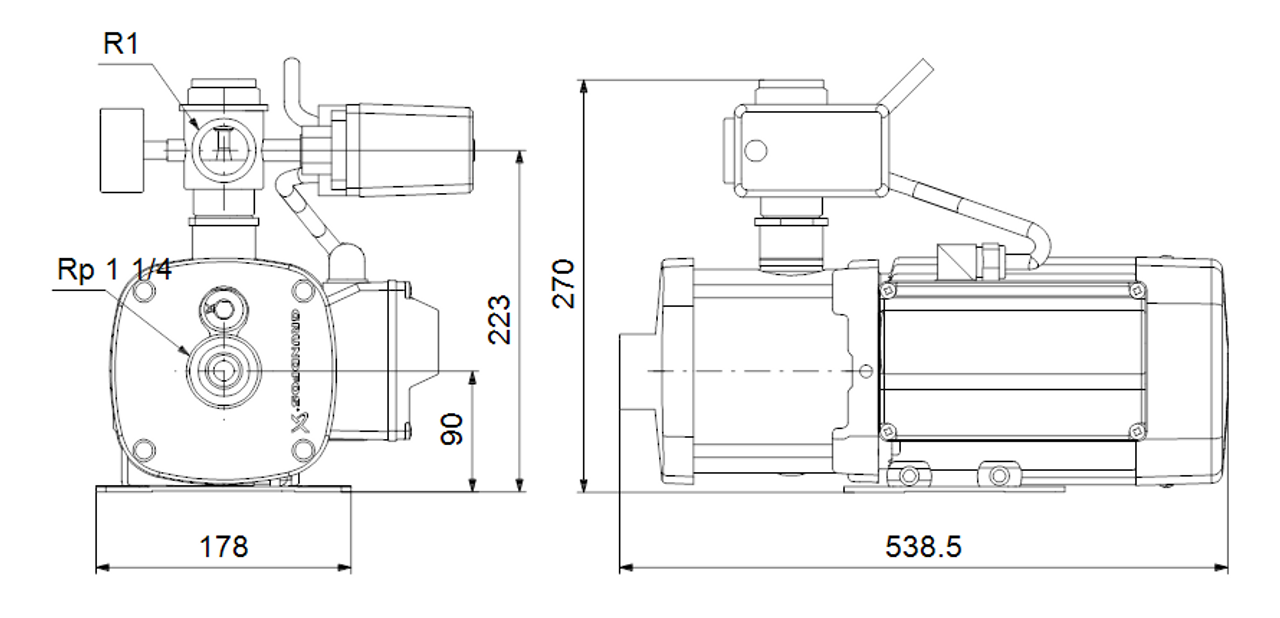 CMB 5-93 Dimensional Drawings