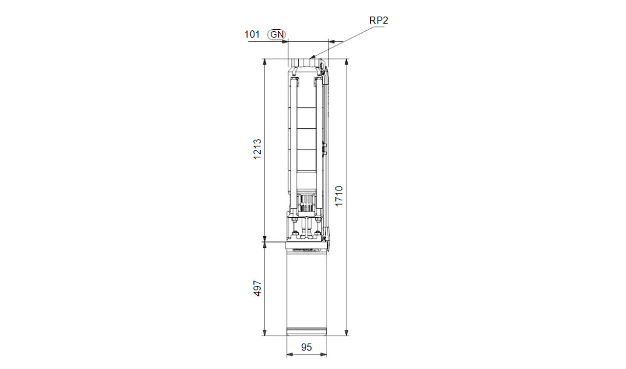 SP 14-13 Dimension Drawing