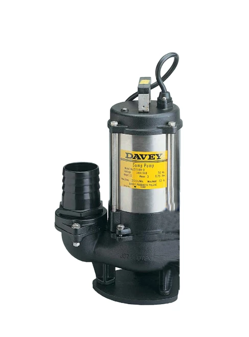 Davey D75VA Vortex Sewage Pump with Float Switch - Single Phase