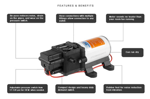 SFADP1-013-100-22 , Seaflo AG WPS 5L/PM 12V 22 Series