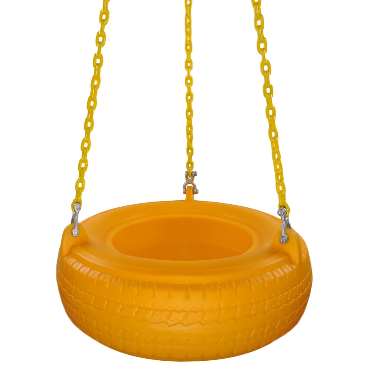 Swing Set Stuff Inc. Plastic Tire with Coated Chain Outdoor Plastic Green  Blue Yellow Red Pink and Red/Yellow