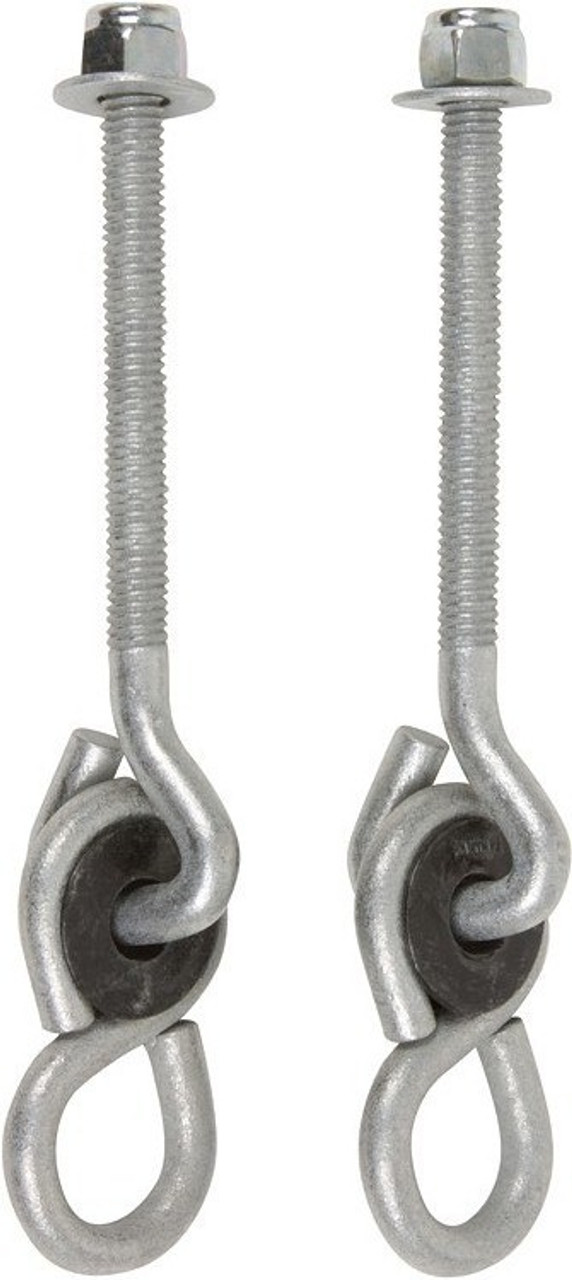  Swing Set Hangers for 4x6 Swing Beam - Zinc Plated 3/8 (1  Pair) (6 Long) : Toys & Games