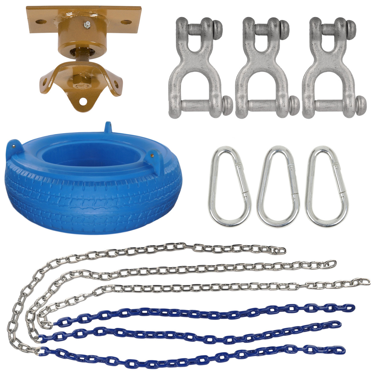 Swing Set Stuff Inc Complete Tire Swing Kit With Heavy Duty Swivel And Sss Logo Sticker