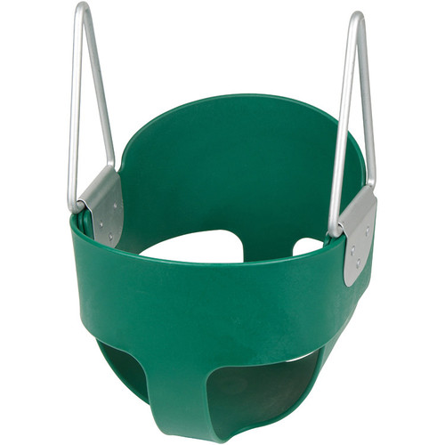Swing Set Stuff Half Bucket Seat With SSS Logo Sticker Green for sale online