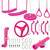 Playground Accessory kit pink. Playground Accessory kit pink.
