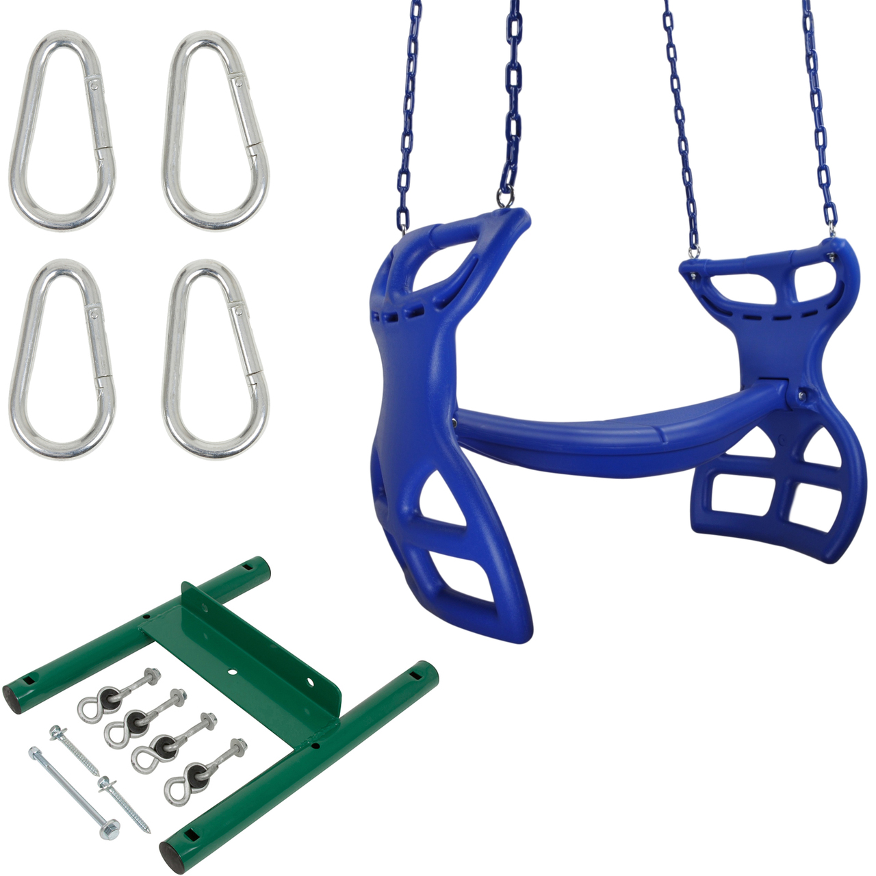 Swing Set Stuff Inc. Glider with Coated Chain Kit and SSS Logo Sticker